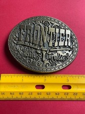 Vintage Belt Buckle Frontier Hotel Las Vegas