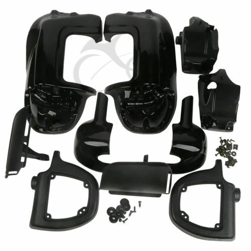 Lower Vented Leg Fairings Fit For Harley Touring Electra Glide FLHR FLTR 83-13 - Image 4 of 4