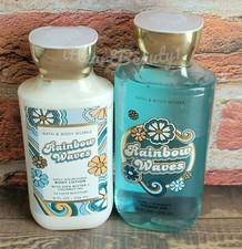 bath and body works rainbow waves shower gel and body lotion