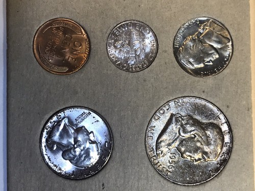 1956 Monster Toned US Double Mint Set In OGP w/Envelope Free Shipping - Picture 10 of 14