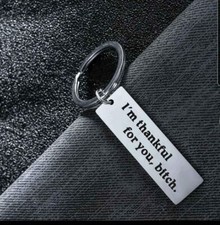 I'm Thankful For You Keychain