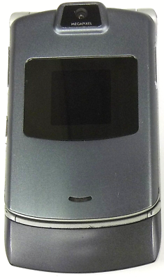Motorola RAZR V3c - Gray ( Page Plus Cellular ) Very Rare CDMA