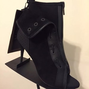 h&m peep toe boots
