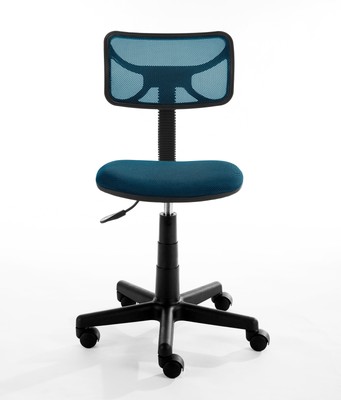 8.66'' Task Chair with Swivel & Adjustable Height, 225 lb. Capacity, Blue