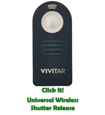 Vivitar Camera Infrared Shutter Release for Canon Sony Nikon Pentax