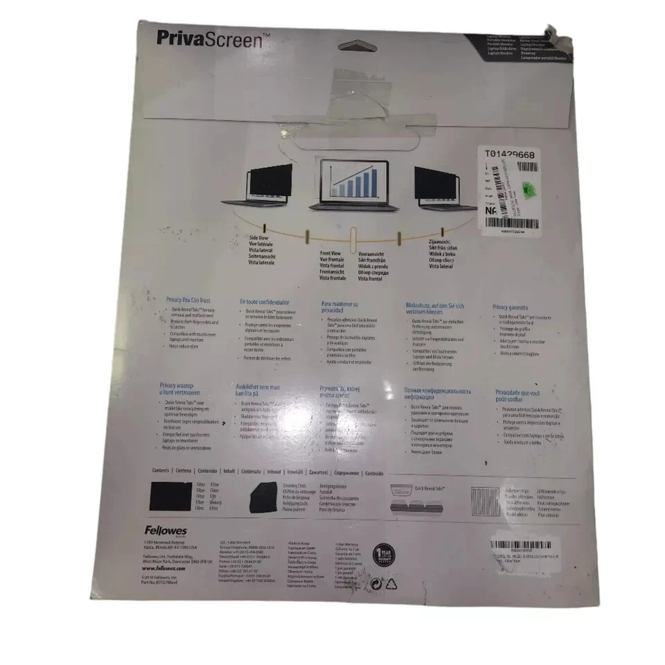 Fellowes PrivaScreen Privacy Filter for 19.0 Inch Monitors 5:4 (4800501) - Image 2 of 2