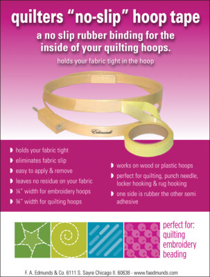 Frank A. Edmunds Quilter's No-Slip Hoop Tape .75''X3yd (Pack of 1)