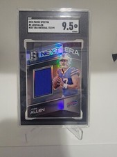 Josh Allen 2018 Panini Spectra Next Era Material Rookie Sgc 9.5