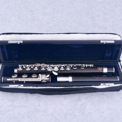 MORESKY Rosewood Flute 17 Open Hole Silver Plated E Key Rosewood