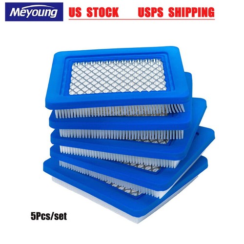 Lot De 5 Filtres à Air De Rechange Pour Tondeuse à Gazon B&S 491588