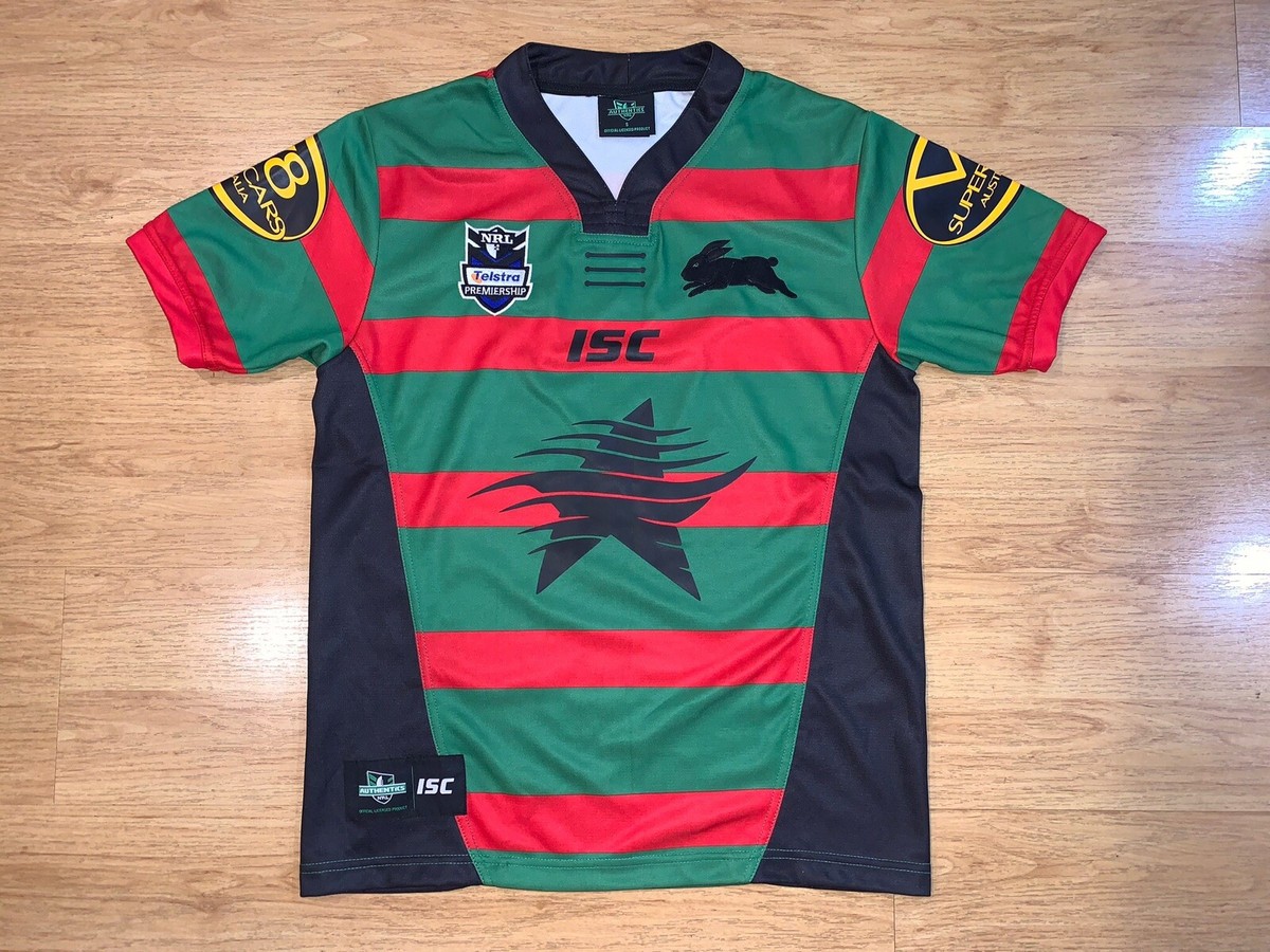 Maillot Vintage SOUTH SYDNEY RABBITOHS ISC - Taille M, Occasion, Rugby League NRL