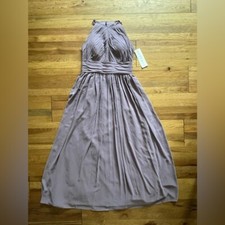 NWT Bill Levkoff Bridesmaid Formal Dress Sz 16 Mauve Lilac Wedding