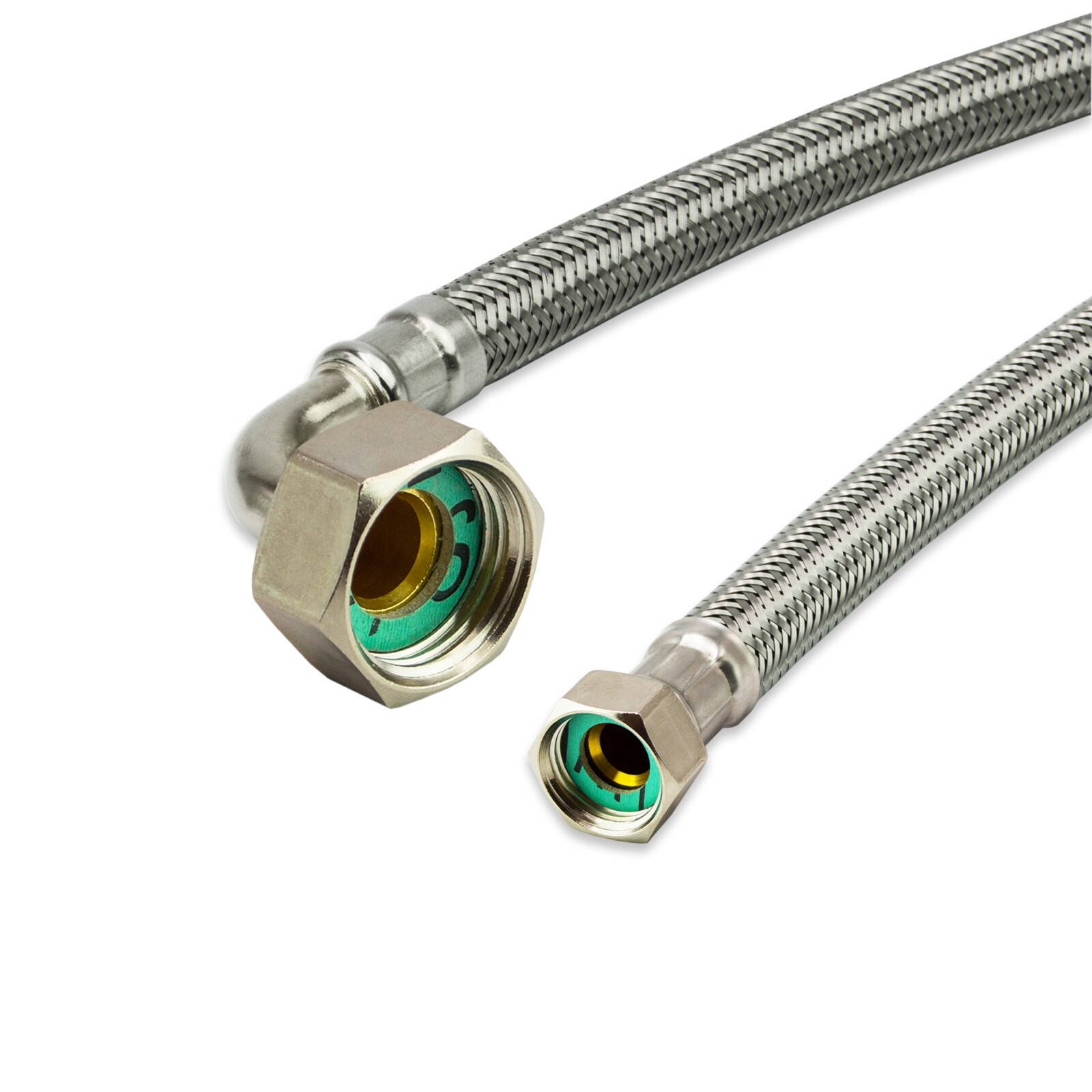Edelstahl-Flexschlauch Panzerschlauch – 3/8" Bis 1", Italienische Qualität, 30–150 Cm Länge