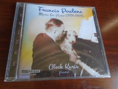 ALECK KARIS-POULENC:MUSIC FOR PIANO CD New Sealed
