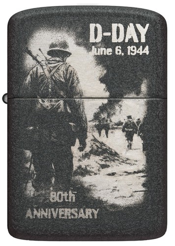 Zippo 46261 80th Anniversary D-Day Collectible Numbered to 10000 New+FREE FLINT - Picture 7 of 9