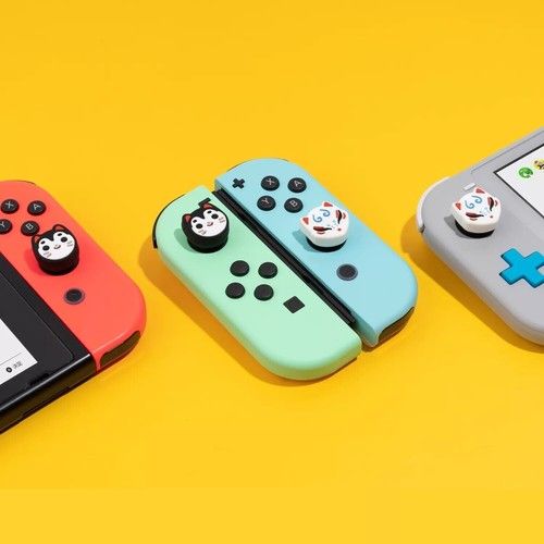 Harajuku Thumb Stick Grip Cap Joystick Protective Cover For Nintendo Switch NS - Picture 3 of 6
