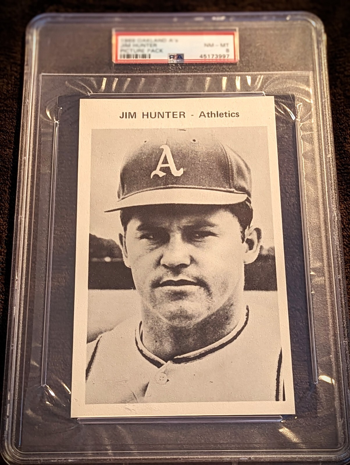 1969 Oakland A's Picture Pack Jim Catfish Hunter NMMT PSA 8 (Pop 5) eBay