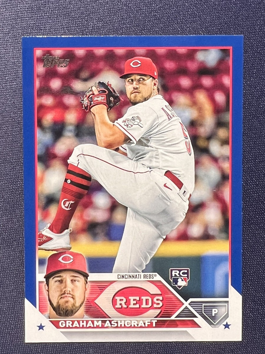 2023 Topps Series 1 Graham Ashcraft RC Blue Parallel Cincinnati