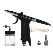 Airbrush Compressor Kit Dual Action Trigger Air Brush Spray Gun Set Paint Tattoo