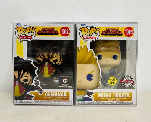 Funko Pop! My Hero Academia Chalice Exclusive Overhaul #1012 & Mirio GITD #1004