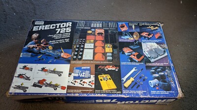 クオン バスタード　テレスコセット Vintage Gabriel Erector Set Number 725 with Instructions Parts
