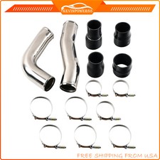 Polished Intercooler Pipe Boot Kit For 2010-2012 Dodge Ram 6.7 6.7l Cummins