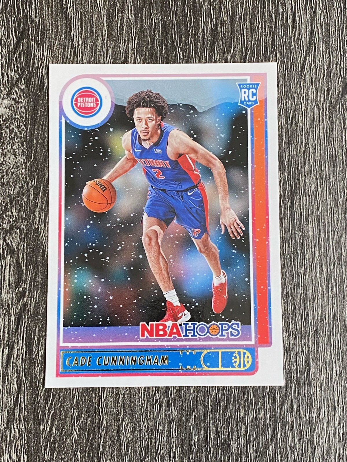 2021-22 NBA Hoops Winter Parallel Cade Cunningham RC #201 | Detroit Pistons
