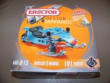 Erector Design Snowmobile 1524 Brand New Sealed In Box