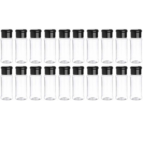 10/20Pcs Plastic Salt Pepper Seasoning Jars Condiment Bottles Cruet Container US - Picture 14 of 18