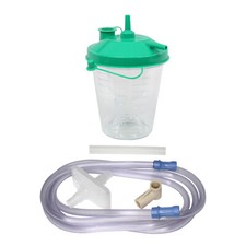 Sunset Suction Canister Kit 800 mL Complete Kit Tubing, Filter, Elbow Connector