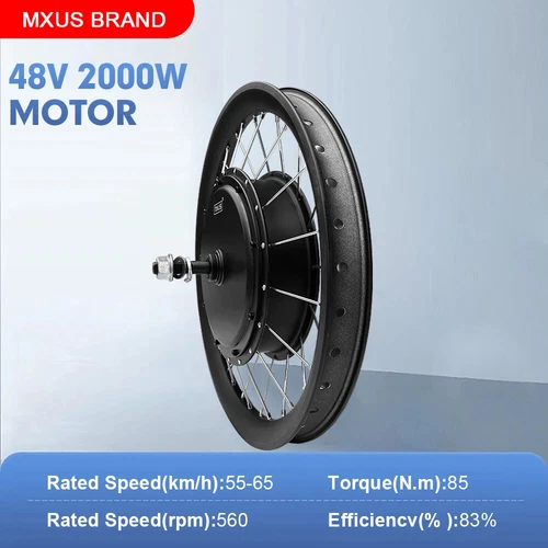 Ebike Conversion Kit 72V 1000W 3000W MTB 3.0 Tyre Brushless Front Rear Hub Motor - Picture 35 of 37