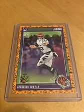 Logan Wilson 2024 Score a Treat #61 Bengals Orange Pumpkins