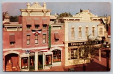 Upjohn Pharmacy Museum at Disneyland Anaheim California UNP Postcard N583