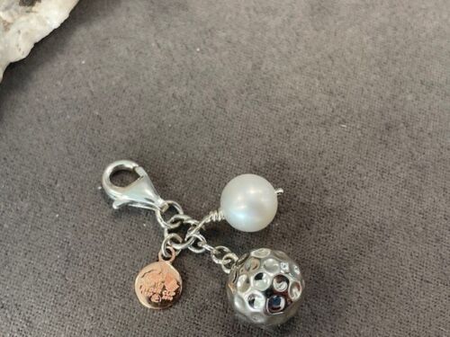 Charm Clogau Gallese Argento e Oro Rosa 9ct Ryder Cup Clip On 2010 Raro Golf - Foto 9 di 10