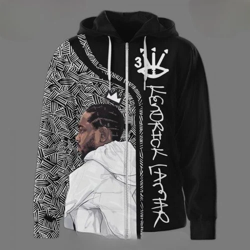 Kendrick Lamar Loyalty 3D Zip Hoodie
