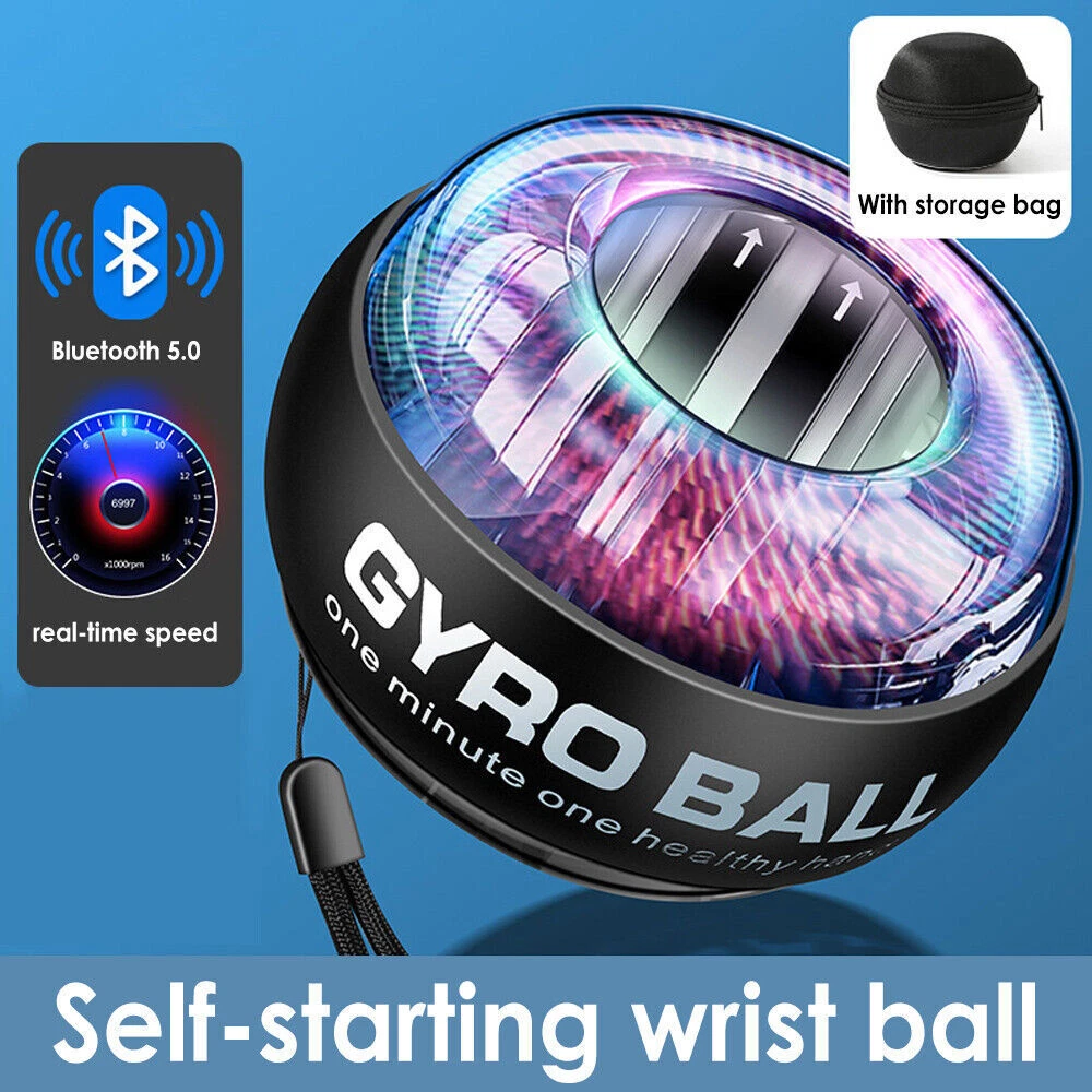 LED Automatic Light-emitting Gyro Wrist Force Handball Automatic