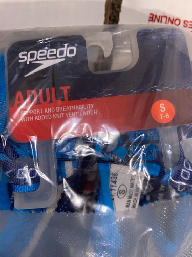 SPEEDO SCARPE UOMO ADULTO SURF STRIDER ACQUA TAGLIA SMALL 7-8 BLU C/BIANCO - Foto 2 di 4