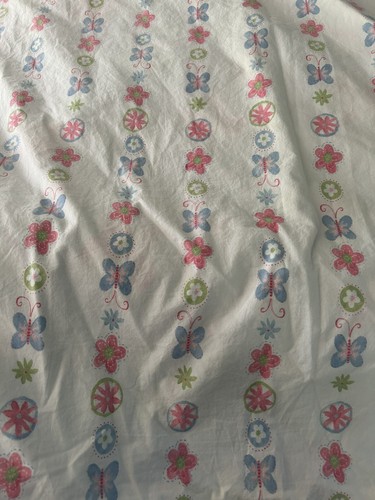 Pottery Barn Kids blau rosa grün Schmetterlinge Wende Bettbezug Full Queen - Bild 7 von 11