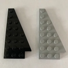 LEGO Part 3934 (1pc) Wedge Plate Right Wing 8x4