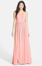Jenny Yoo Aidan Convertible Luxe Chiffon Gown Waterrose Dress Size 4 NWT