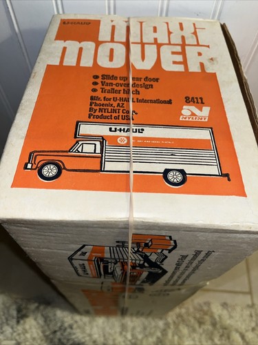 Vintage 1970s Nylint U-Haul Maxi-Mover Model #8413 Large With Original Box - Picture 10 of 12