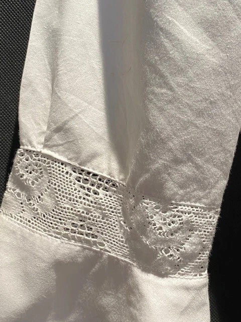 Stockerpoint Dirndlbluse -Dirndl Bluse weiss Spitze weiss Gr. 34 Neu mit Etikett - Bild 4 von 4