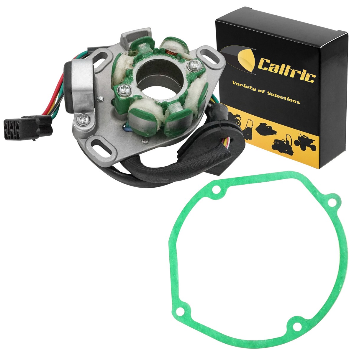 Caltric Junta De Cubierta De Estator Compatible Con Suzuki Rm250 1996 1997 1998-2008 / Rm250Z 2001 2002 2003 2004 2005 2006 - Foto 8