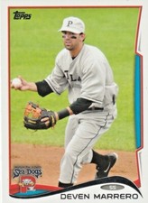 2014 Topps Deven Marrero 69 Portland Sea Dogs Red Sox Minor League Free Shipping