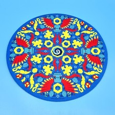 Banjo-Kazooie Collecto-Kaleido Jiggy Vinyl Record Soundtrack Felt Plush Slipmat