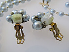 Vintage Japan Beaded Double Strand Necklace and Earrings — photo 9