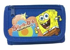 Spongebob wallet Children Wallet Kids Cartoon Coin Purse - Blue