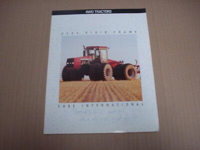 Case International 9260 Rigid Frame Tractor Brochure | eBay