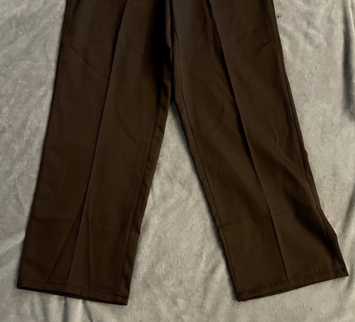 RED KAP BROWN WORK PANTS SZ 38 FREE SHIPN 📦 l👁️👁️k - Picture 3 of 17