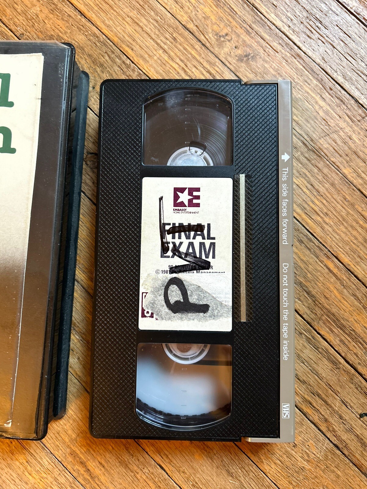 FINAL EXAM VHS RAre HTF 1980s Horror Video Tape Cecile Bagdadi Joel